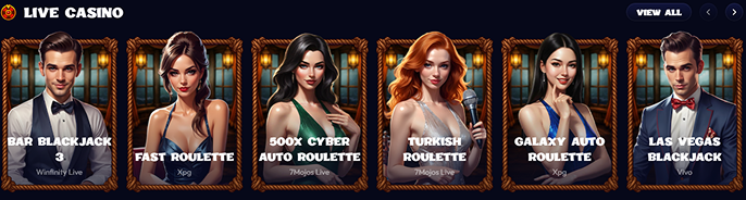Smash Casino Live Games
